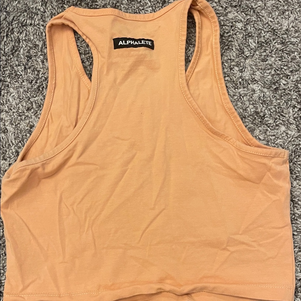 Alphalete Peach Racerback Tank - Picture 3 of 3